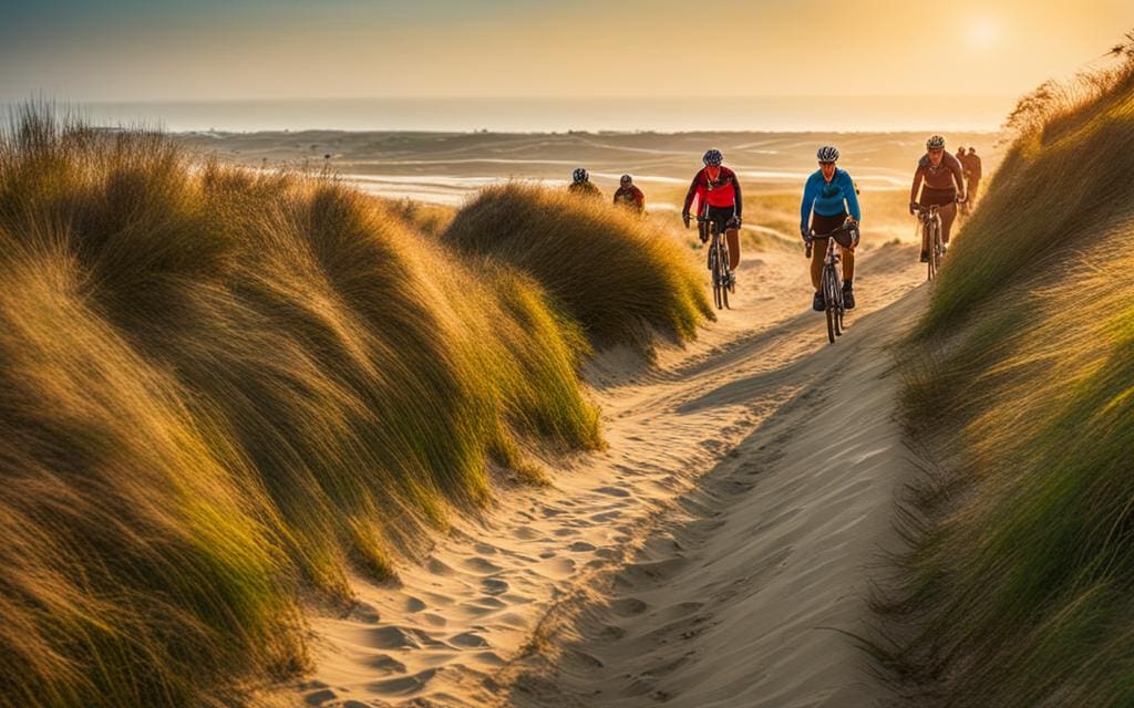 fietsen Belgische kust