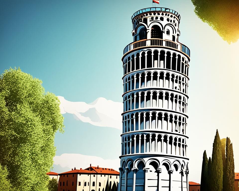 Iconische Toren van Pisa