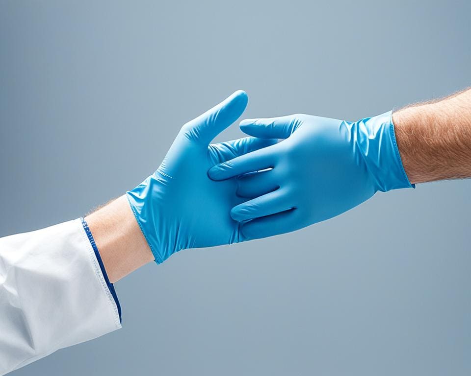 antibacteriële handschoenen
