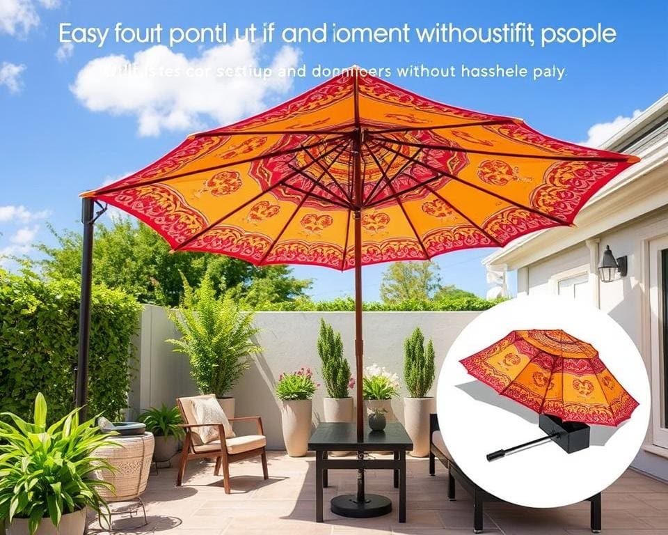 Voordelen van opklapbare parasols