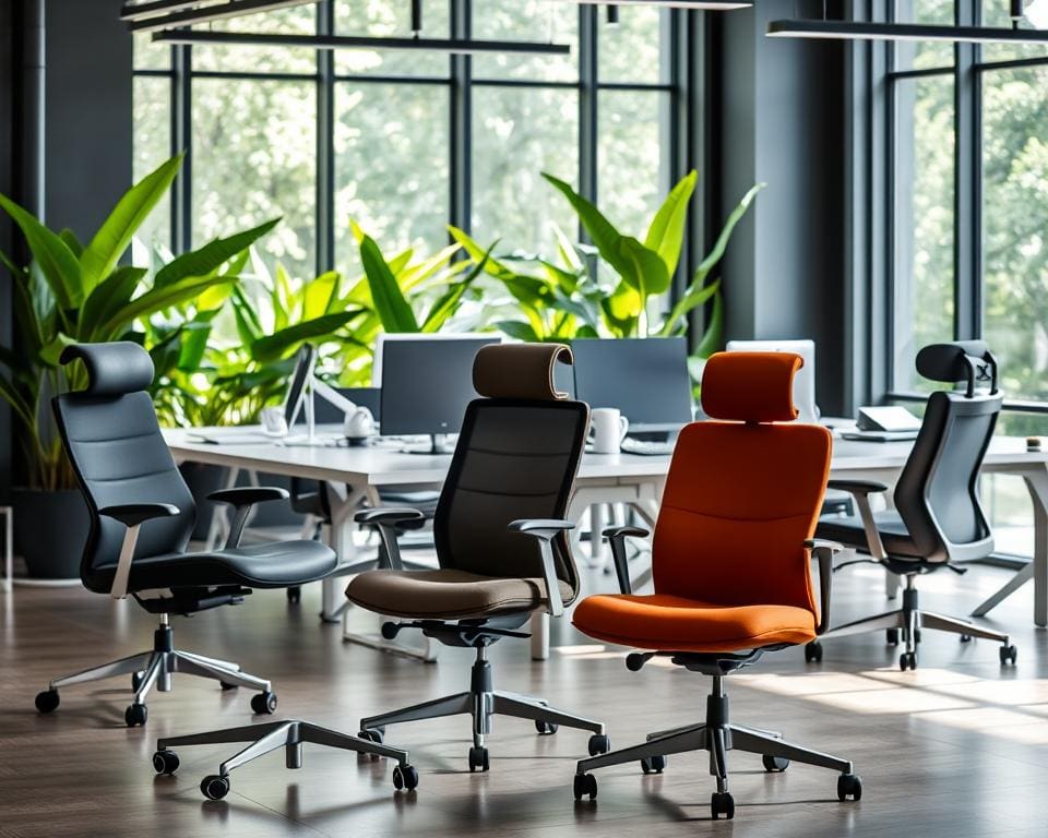 Bureaustoelen die comfort en stijl combineren