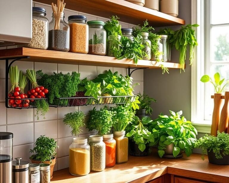 Kruidenrekjes die smaak en overzicht brengen in de keuken