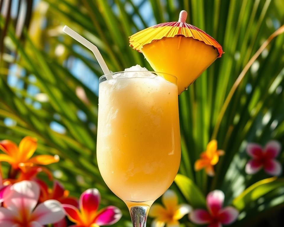 Frozen Pineapple Daiquiri Tropisch en kleurrijk