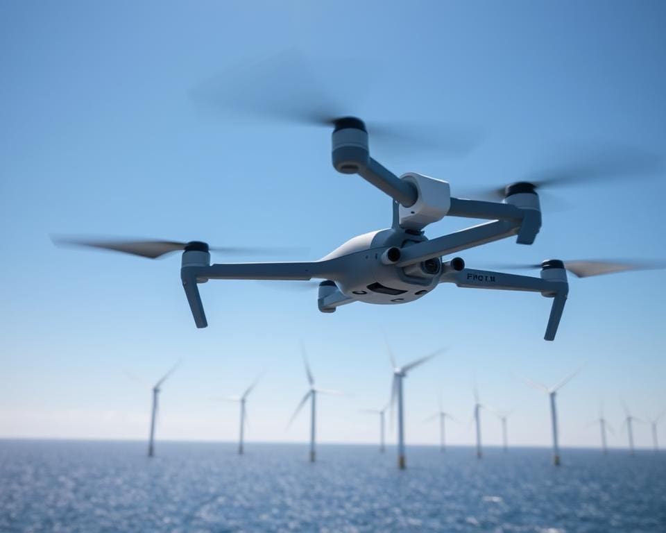 Hoe ondersteunen drones de inspectie van windparken?