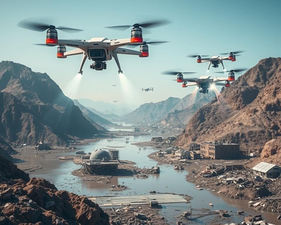 Innovatie in rampenbestrijding met drones