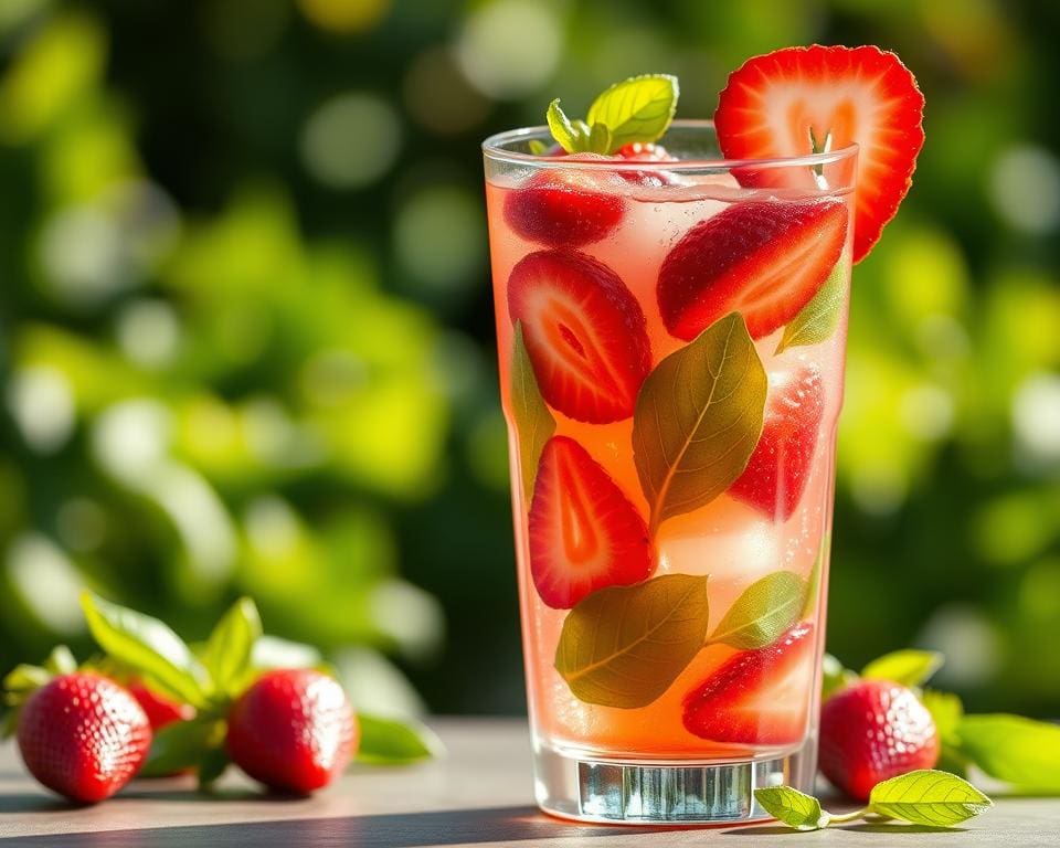 Strawberry Basil Smash: Verfrissend en kruidig