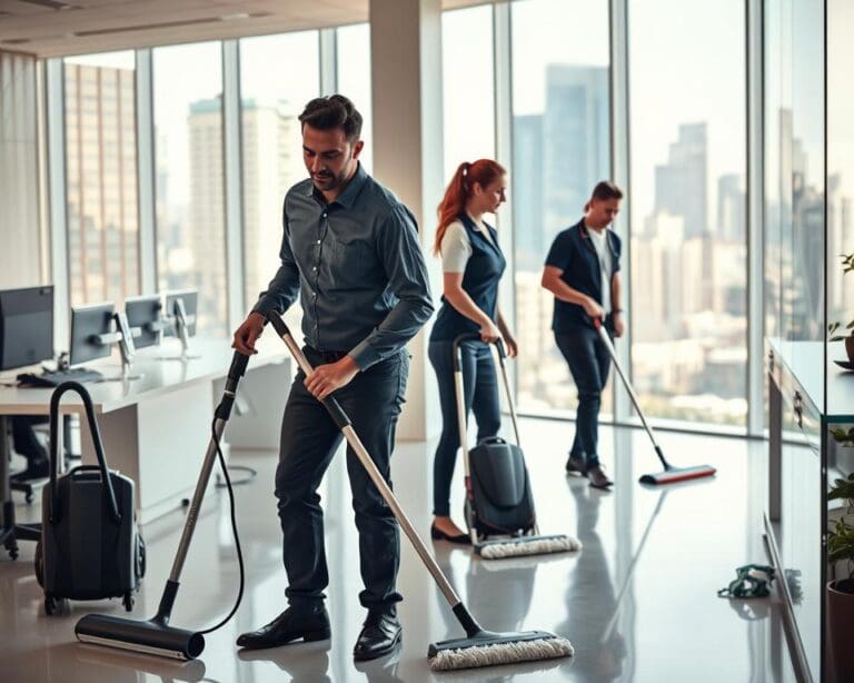 Waarom kiezen ondernemingen voor professionele schoonmaak?