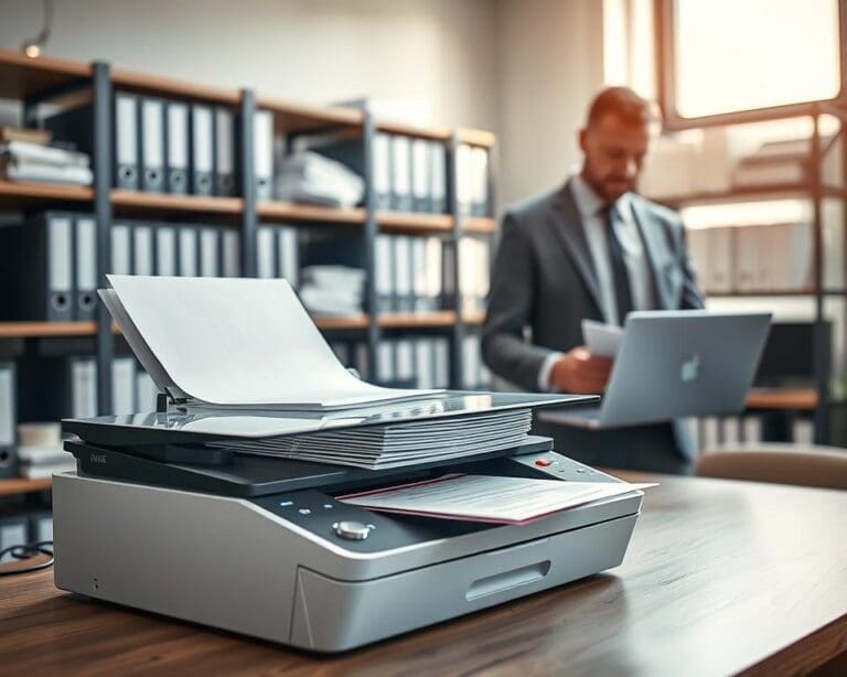 Hoe helpt een scanner bij administratieve efficiëntie?