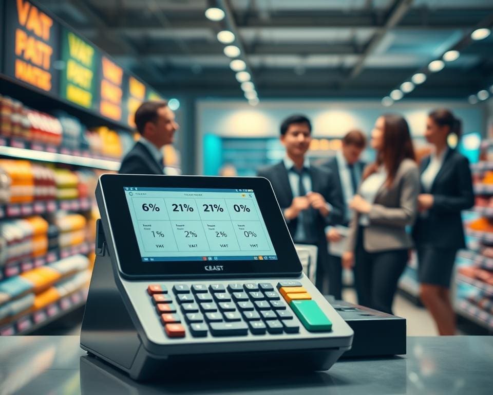 Hoe ondersteunt een kassasoftware meerdere btw-tarieven?