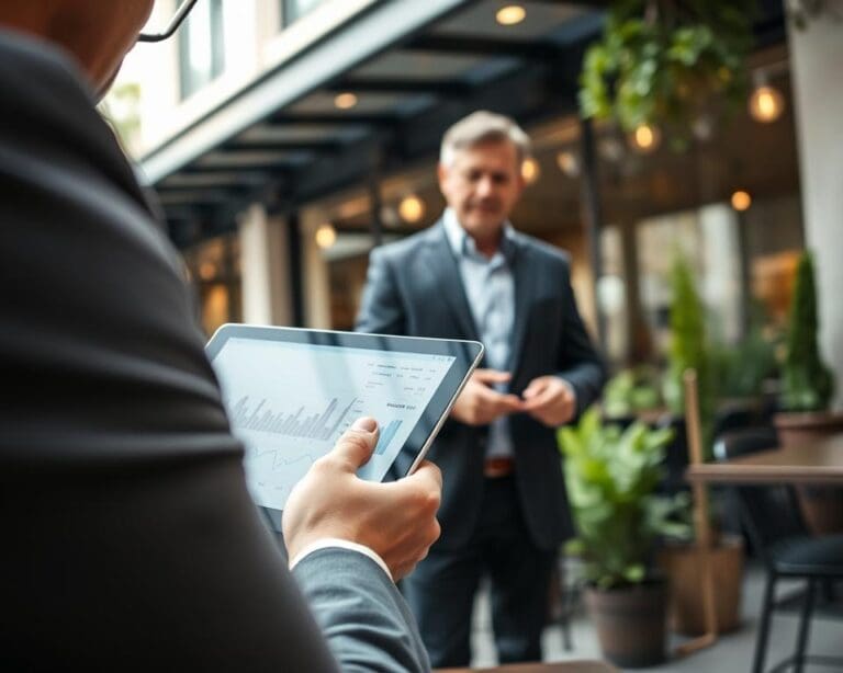 Hoe ondersteunt een tablet ondernemers op locatie?