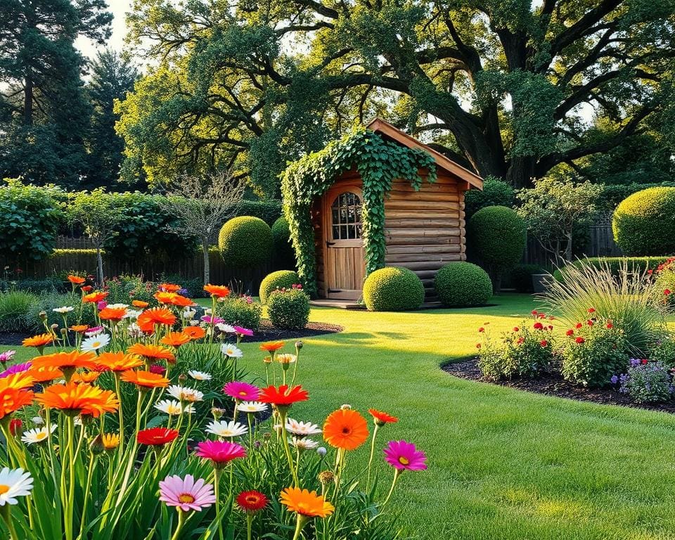 Hoe maak je een schuur onderdeel van je tuinontwerp?