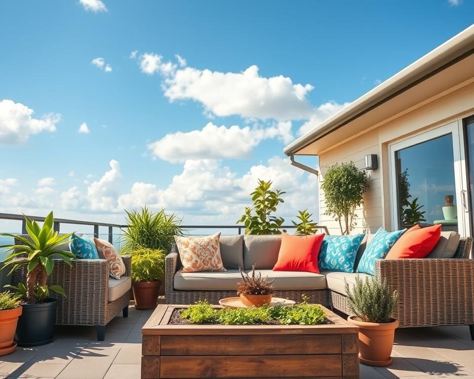 Hoe richt je een terras praktisch in?