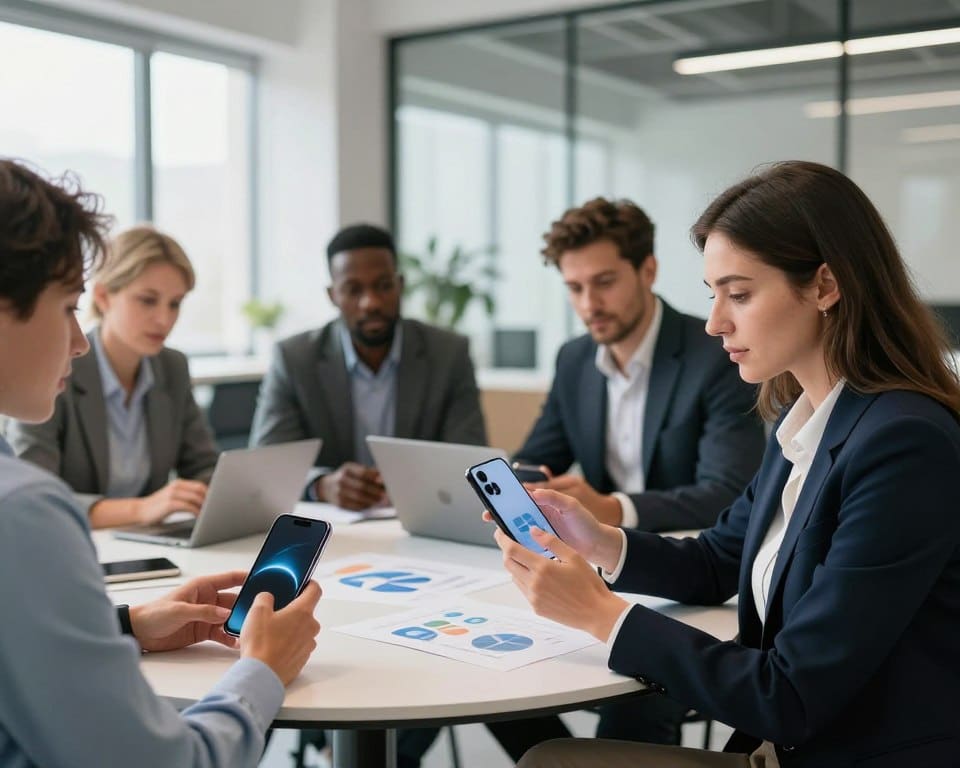 Waarom een zakelijke smartphone voor medewerkers?