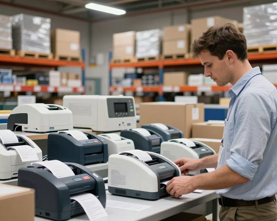 Welke labelprinters gebruiken logistieke bedrijven?