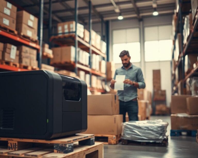 labelprinter magazijn